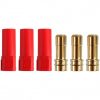 Goldkontakt XT150 3Stk. Stecker rotes Gehäuse