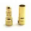 4mm Goldkontakt Stecker + Buchse