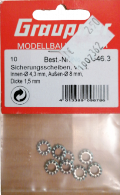Graupner Sicherungsscheiben 8mm