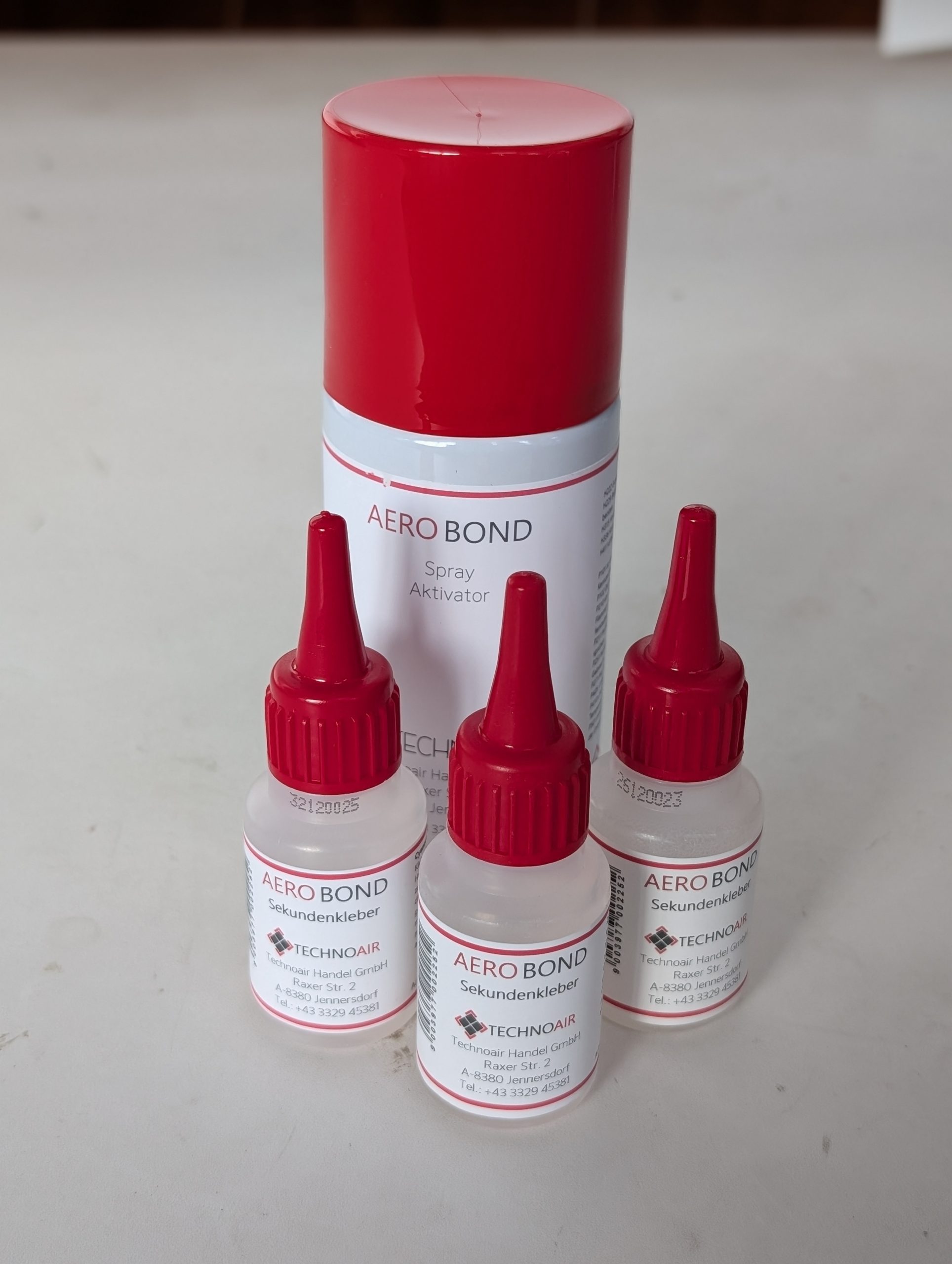 Aerobond Aktivator + dickflüssig Sekundenkleberset